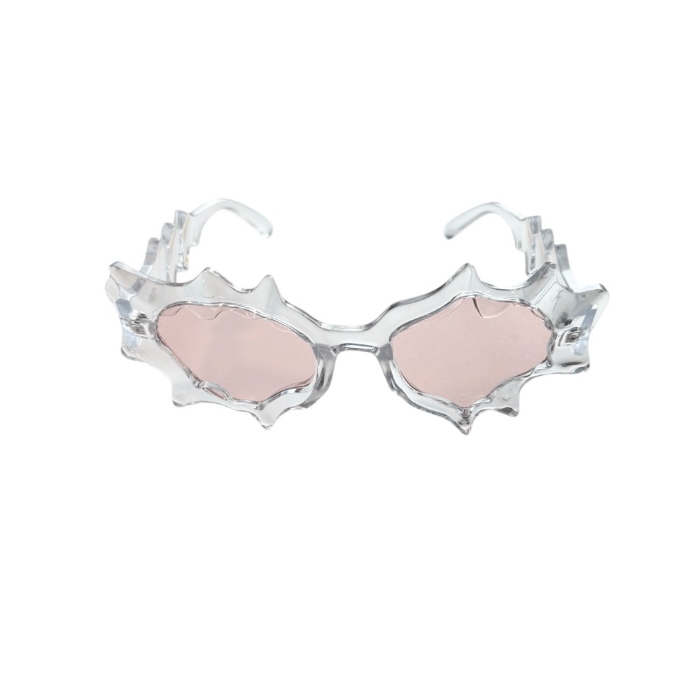 Clear burst frame sunglasses